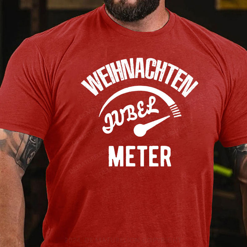 Weihnachten Jubel Meter T-Shirt