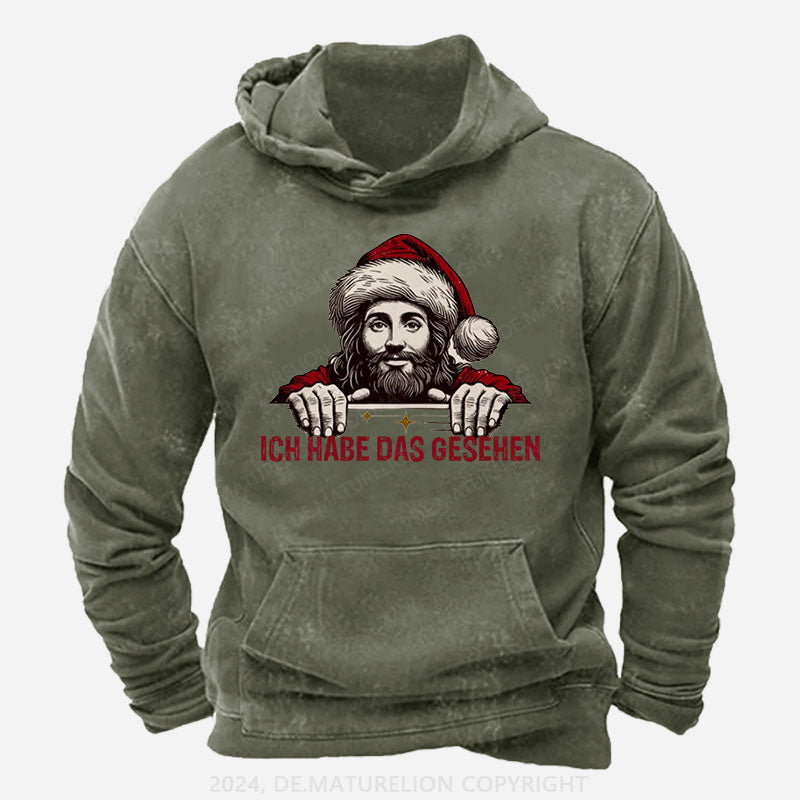 Ich habe das gesehen Weihnachten Hoodie
