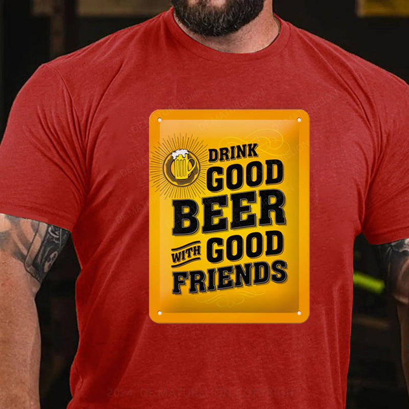 Maturelion Gutes Bier Gute Freunde T-Shirt