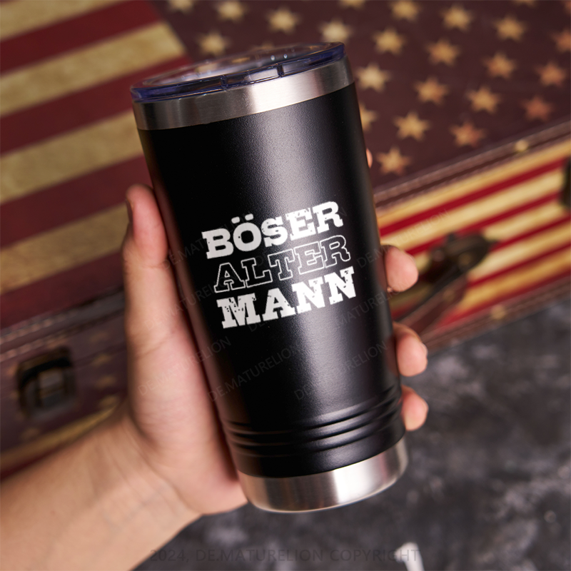 20oz Tumbler Böser Alter Mann Thermosflasche Tumbler