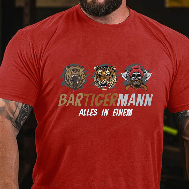 Tiger Bärtigermann T-Shirt