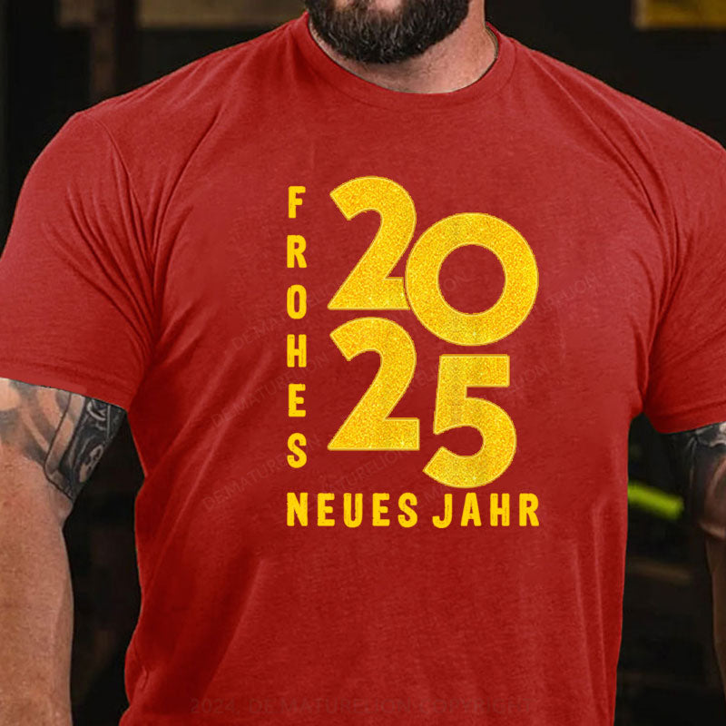 Frohes Neues Jahr 2025 T-Shirt