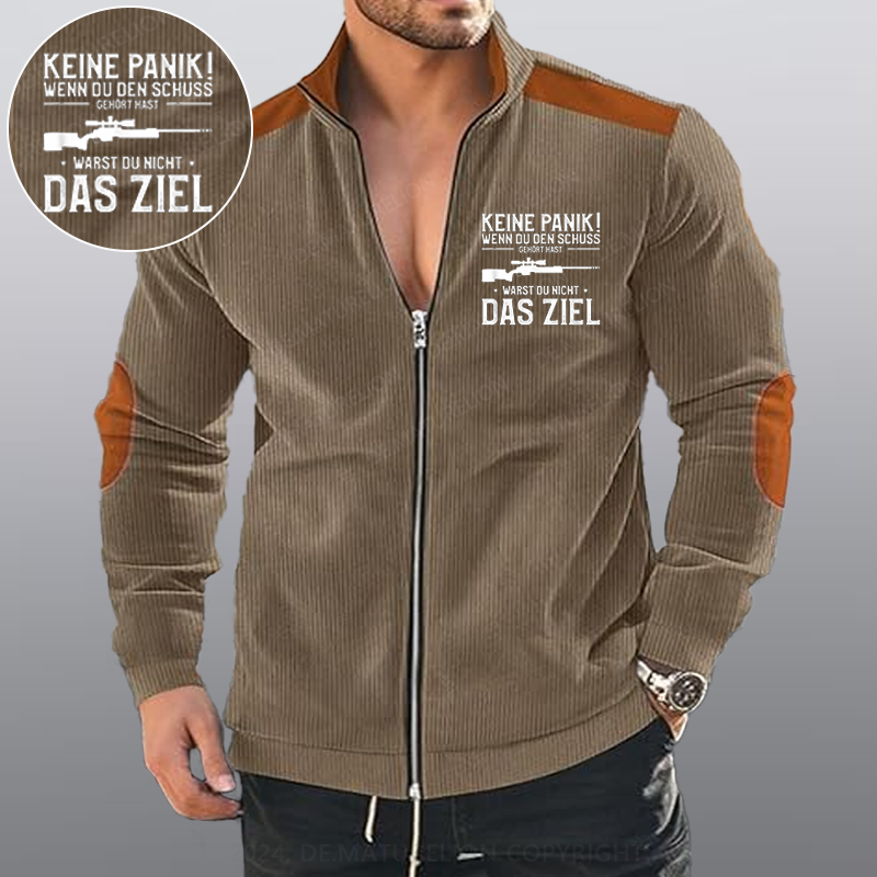 Maturelion Keine Panik! Wenn Du den Schuss nicht gehört hast für Jäger Reißverschluss Jacke