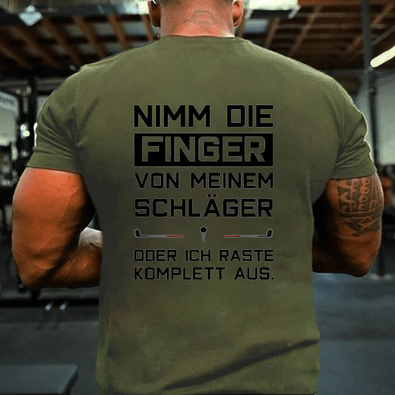 Minigolf Spruch Kleingolf Lustig Golf Golfspieler Golfer T-Shirt