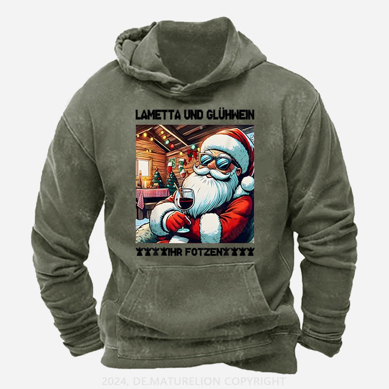 Lametta Und Glühwein Ihr Fotzen Hoodie