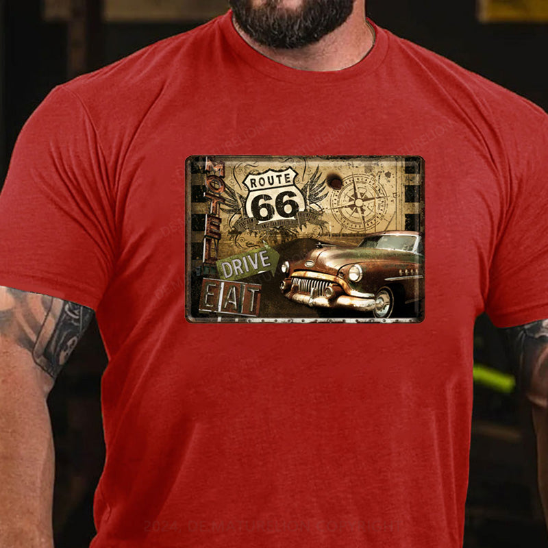 Maturelion Route 66 T-Shirt
