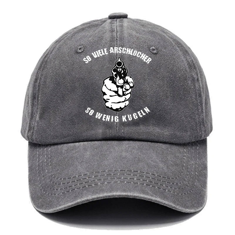 So viele Arschlöcher so wenig Kugeln Baseball Cap