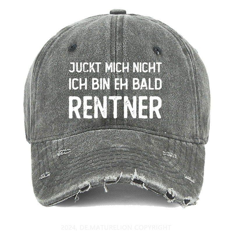 Juckt Mich Nicht Ich Bin Eh Bald Rentner Gewaschene Vintage Cap