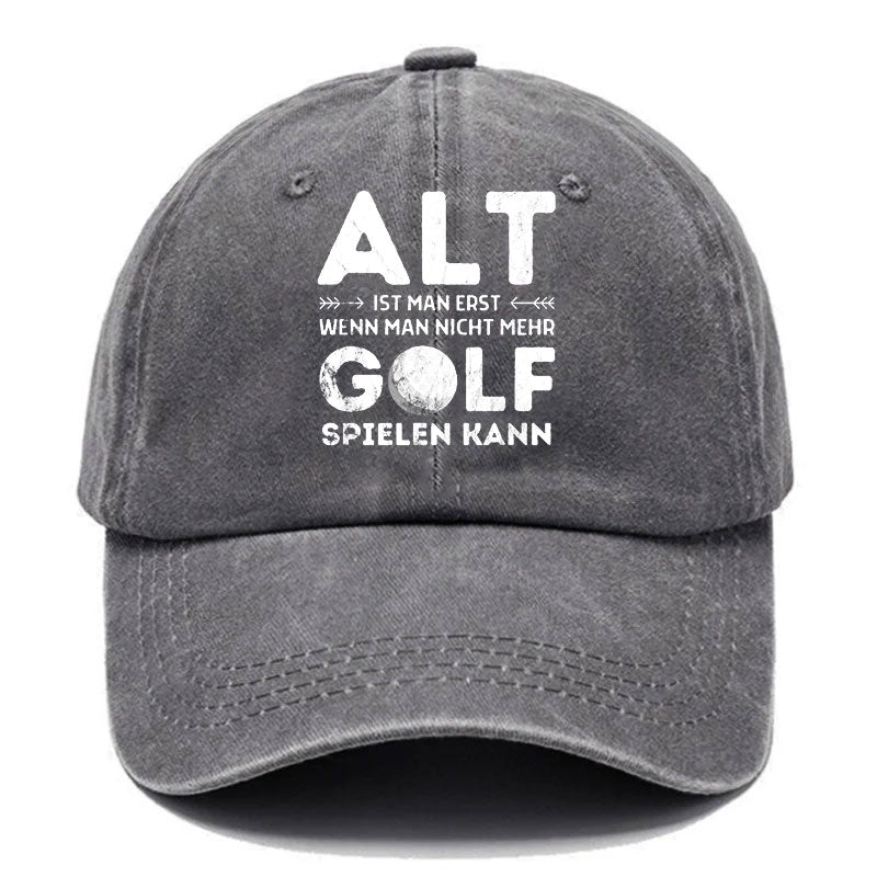 Golfspieler Golf Rentner Senioren Lustig Baseball Cap