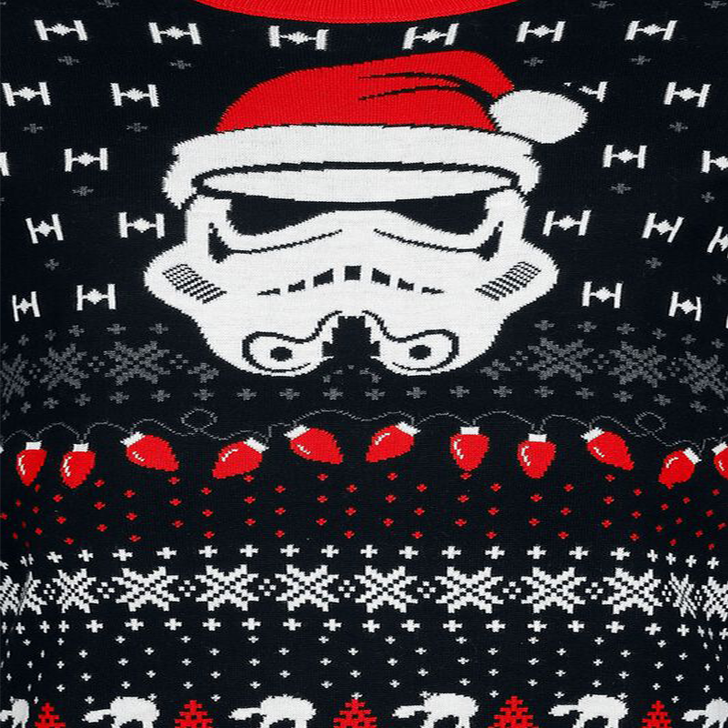 Weihnachtsmann-Sturmtruppler Hässliche Weihnachtspullover Funny Xmas Ugly Christmas Sweater