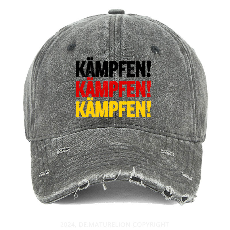 Kämpfen Kämpfen Kämpfen Gewaschene Vintage Cap