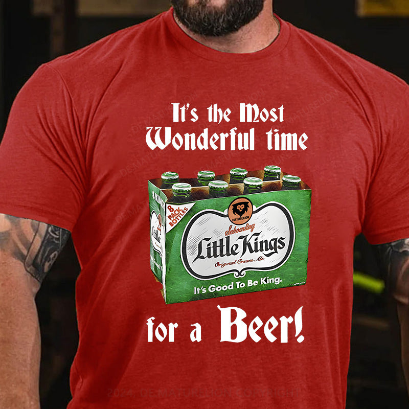Es ist die schönste Zeit fürs Bier! T-Shirt