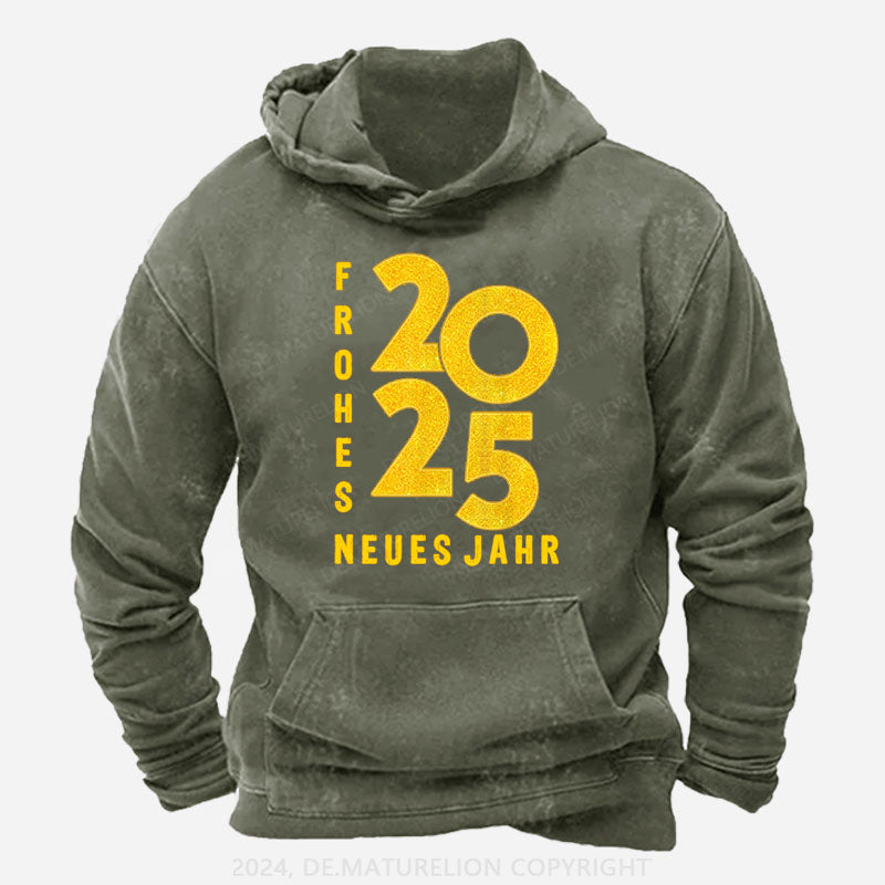 Frohes Neues Jahr 2025 Hoodie