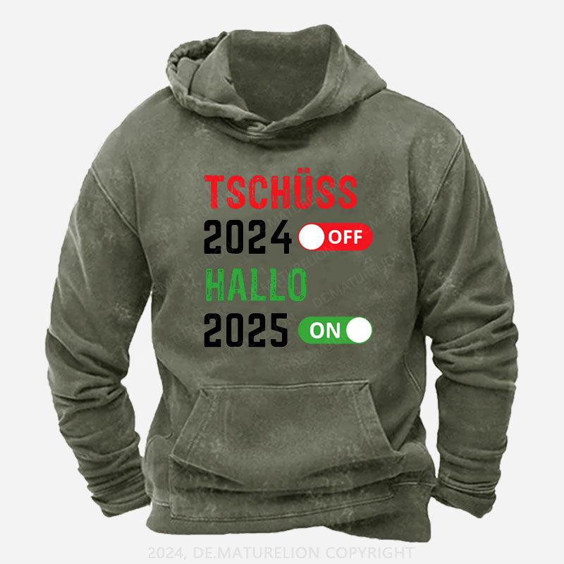 Tschüss 2024 Hallo 2025 Hoodie