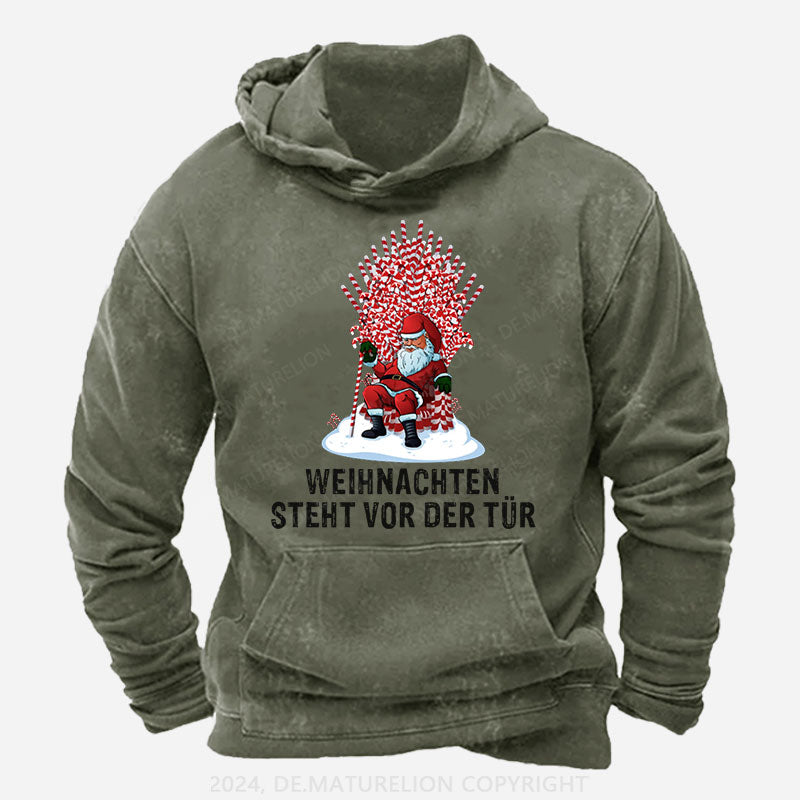 Weihnachten steht vor der Tür Hoodie