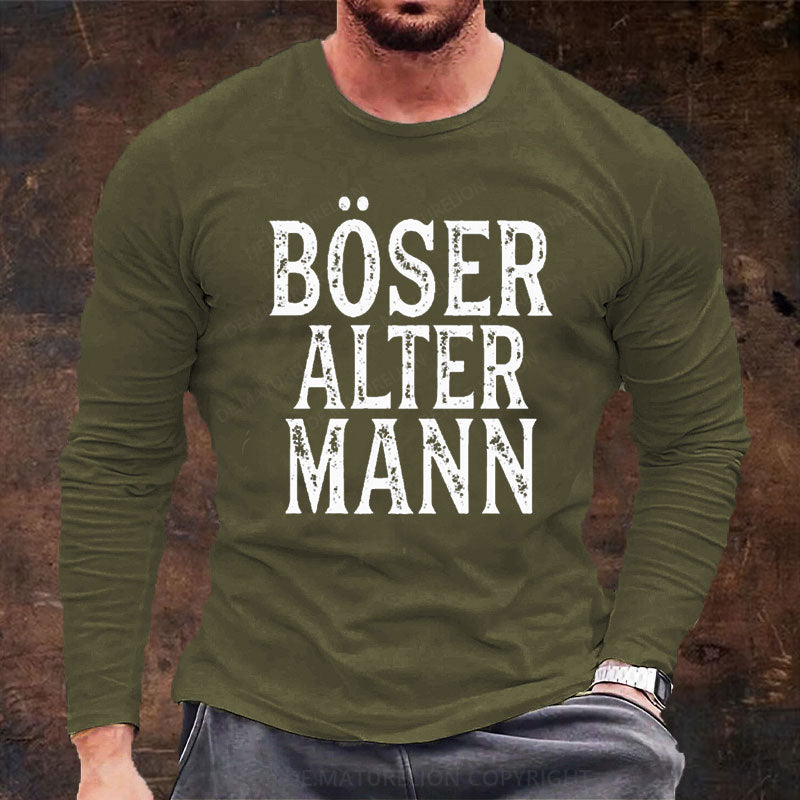 Böser Alter Mann Langarm Shirt