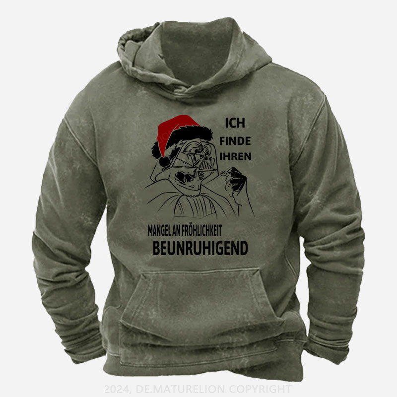 Ich finde Ihren Mangel an Fröhlichkeit beunruhigend Hoodie