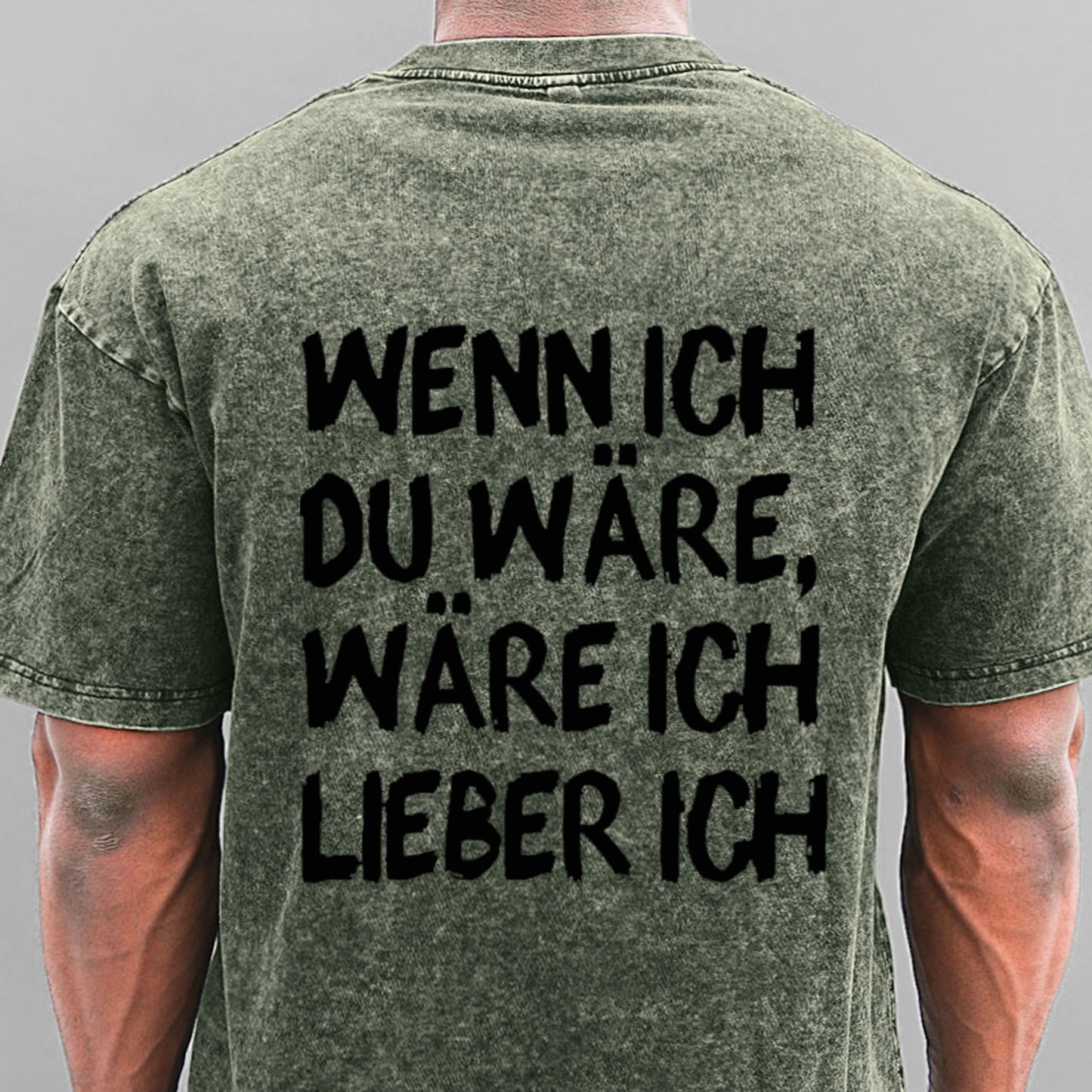 Wenn Ich Du Wäre Wäre Ich Lieber Ich Gewaschene Vintage T-Shirt