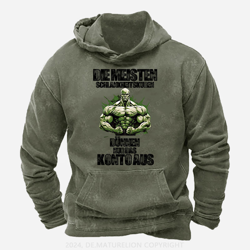 Die meisten Schlankheitskuren dünnen nur das Konto aus Hoodie