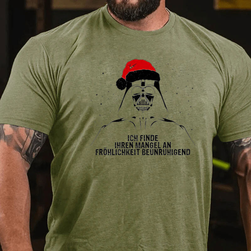Ich finde Ihren Mangel an Fröhlichkeit beunruhigend T-Shirt