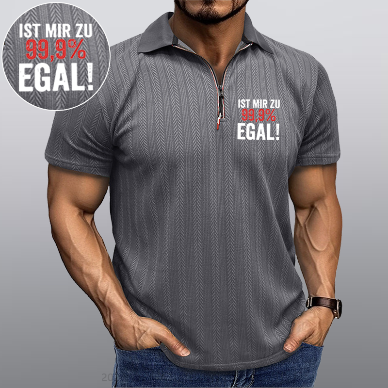 Maturelion Ist Mir Zu 99,9% Egal Kragen T-Shirt