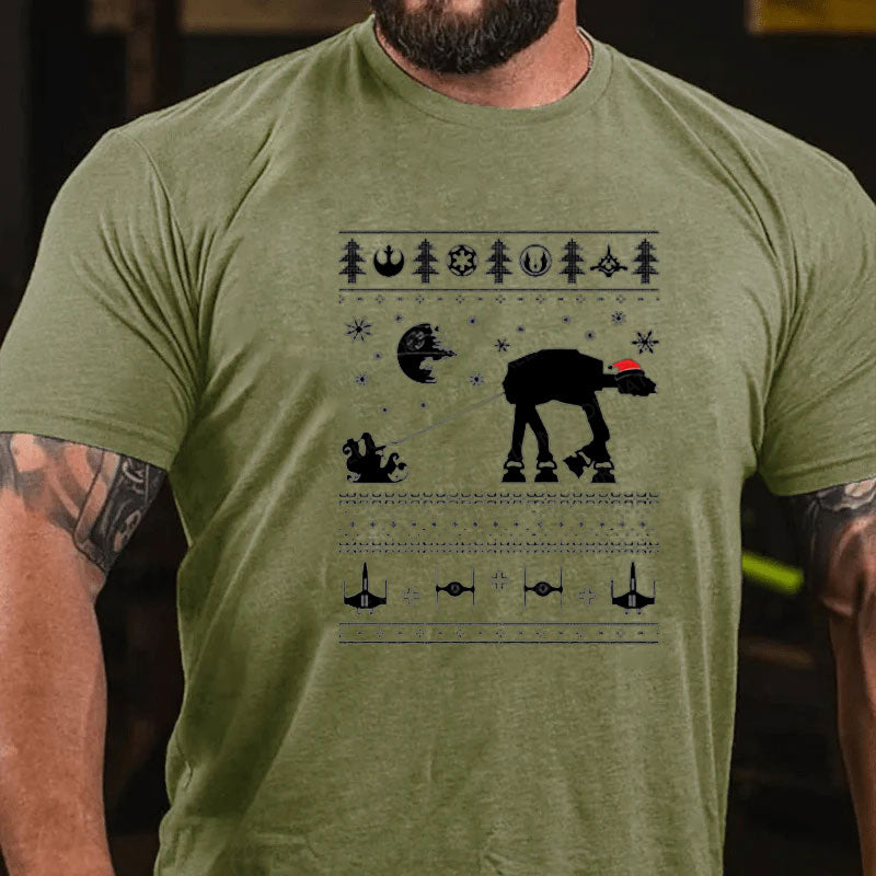 Schneeläufer Weihnachten T-Shirt