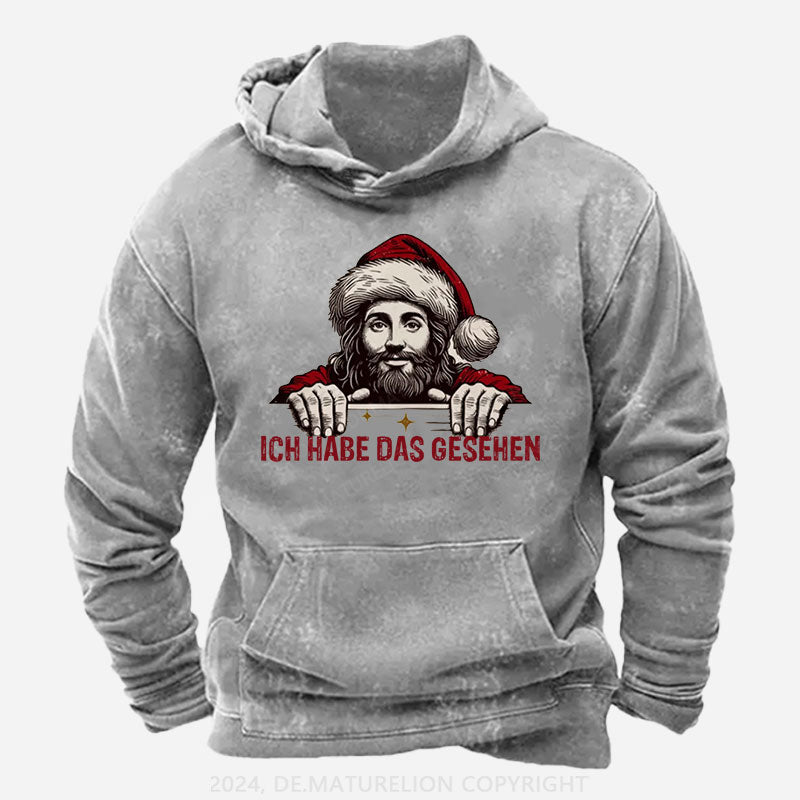 Ich habe das gesehen Weihnachten Hoodie