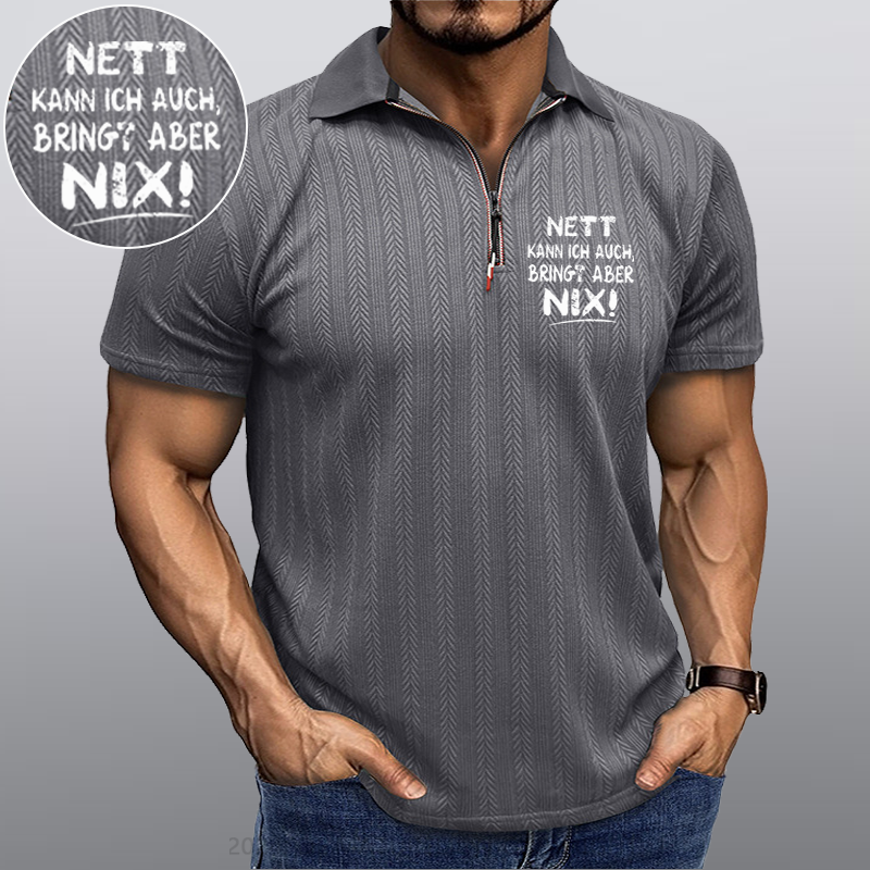 Maturelion Nett Kann Ich Auch Bringt Aber Nix Kragen T-Shirt