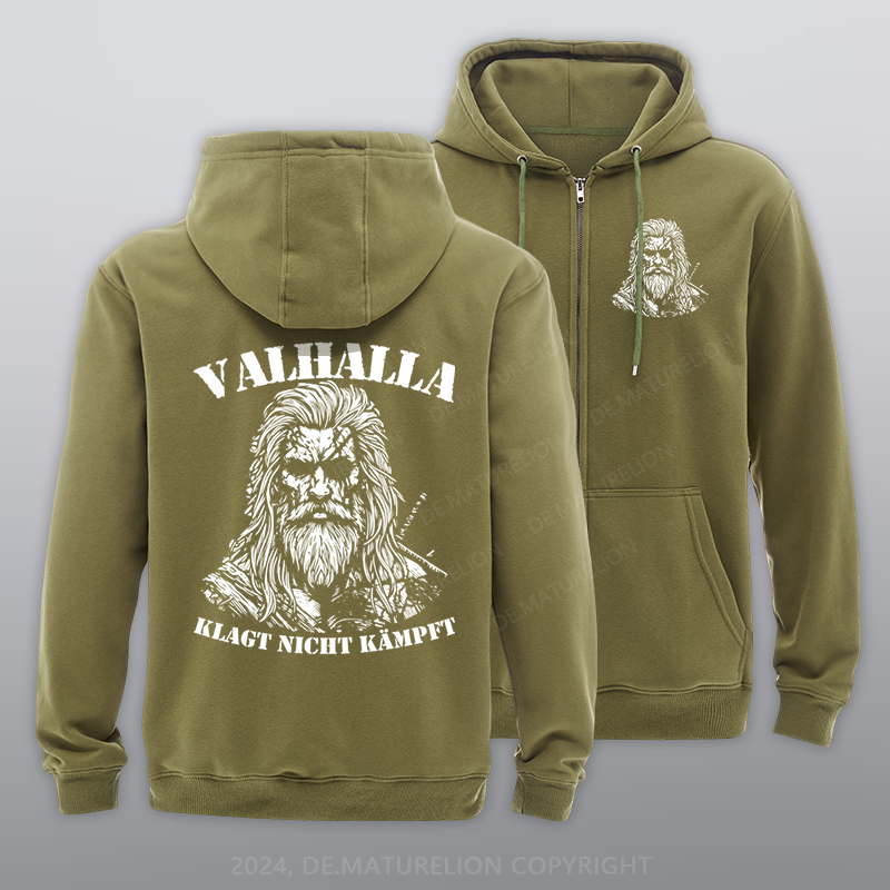 Maturelion Klagt nicht Kämpft Reißverschluss Hoodie