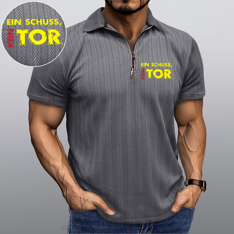 Maturelion Ein Schuss Kein Tor Kragen T-Shirt