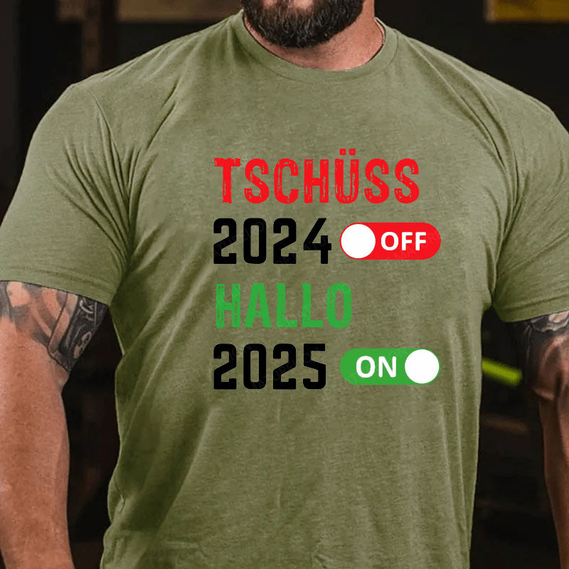 Tschüss 2024 Hallo 2025 T-Shirt