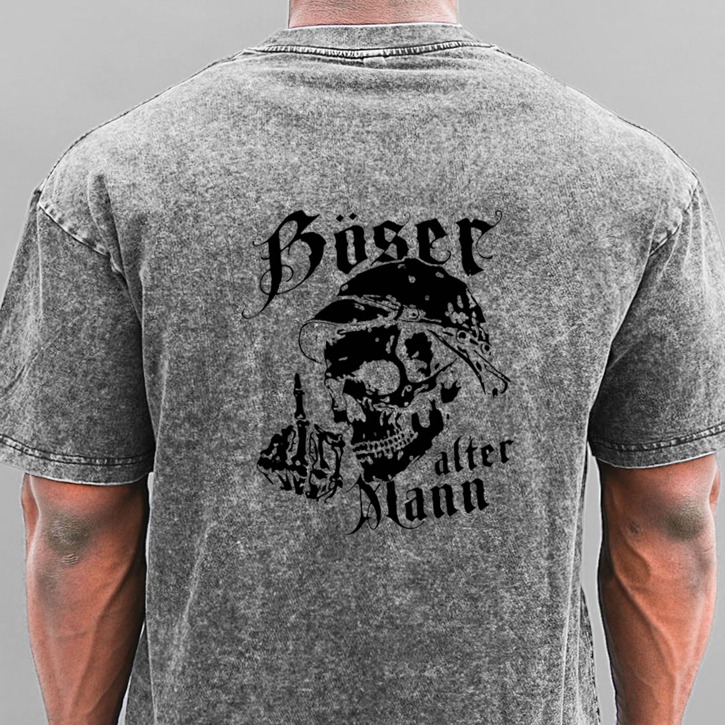 Böser Alter Mann Gewaschene Vintage T-Shirt