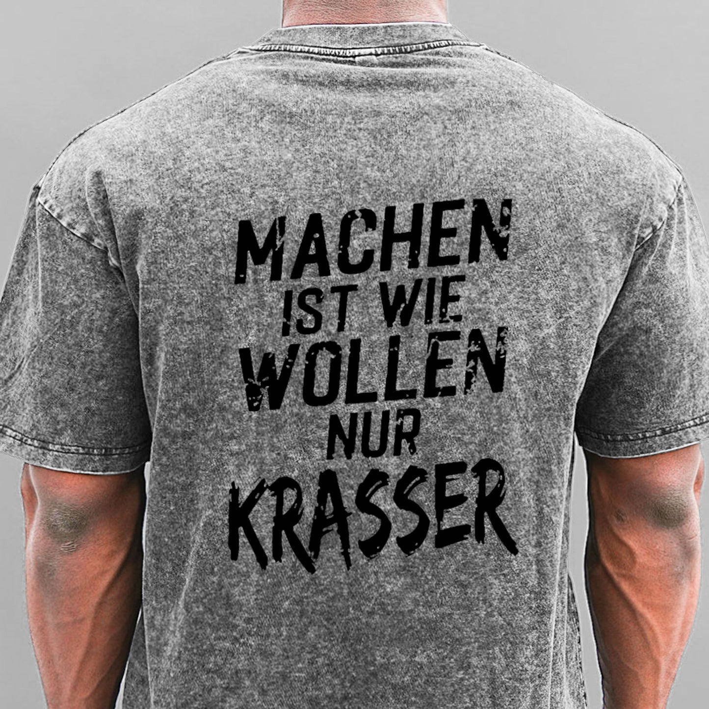 Machen Ist Wie Wollen Nur Krasser Gewaschene Vintage T-Shirt