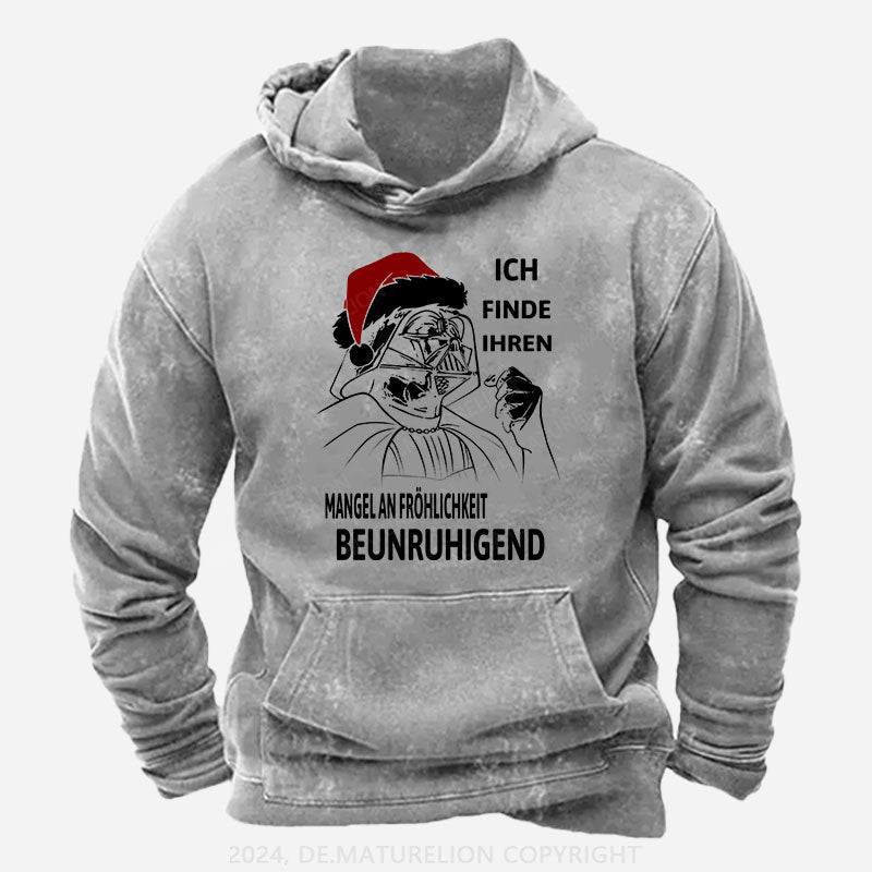 Ich finde Ihren Mangel an Fröhlichkeit beunruhigend Hoodie