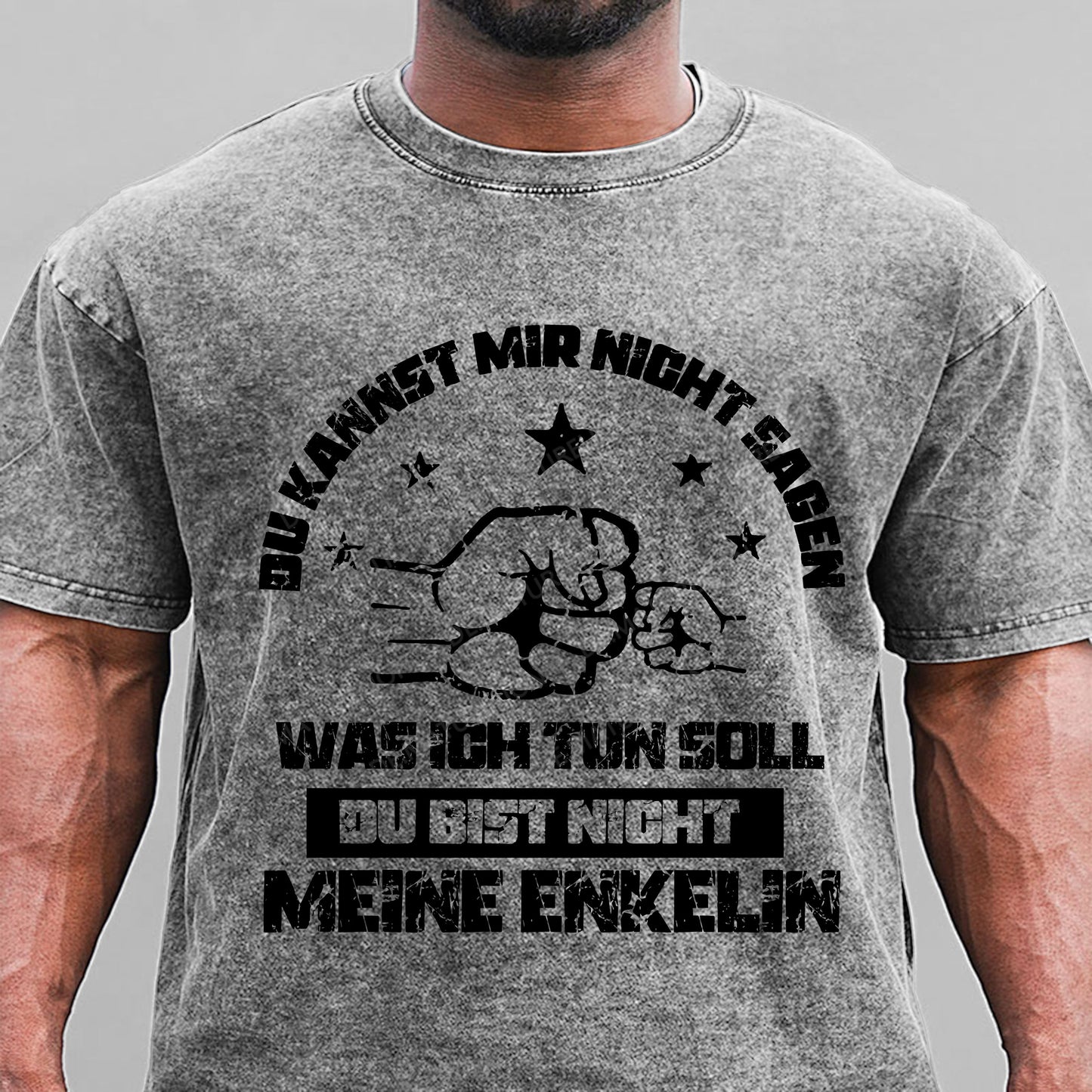 Du kannst mir nicht sagen, was ich tun soll. Du bist nicht meine Enkelin Gewaschene Vintage T-Shirt