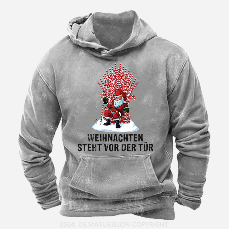 Weihnachten steht vor der Tür Hoodie