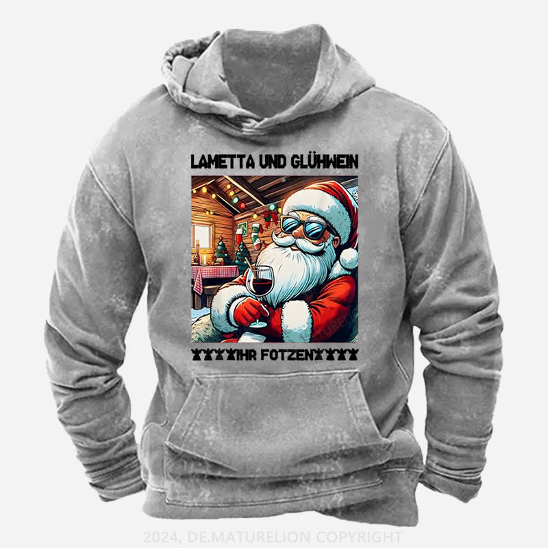 Lametta Und Glühwein Ihr Fotzen Hoodie