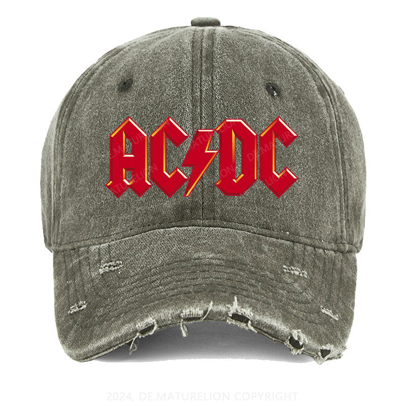 AC/DC Rock Band Gewaschene Vintage Cap