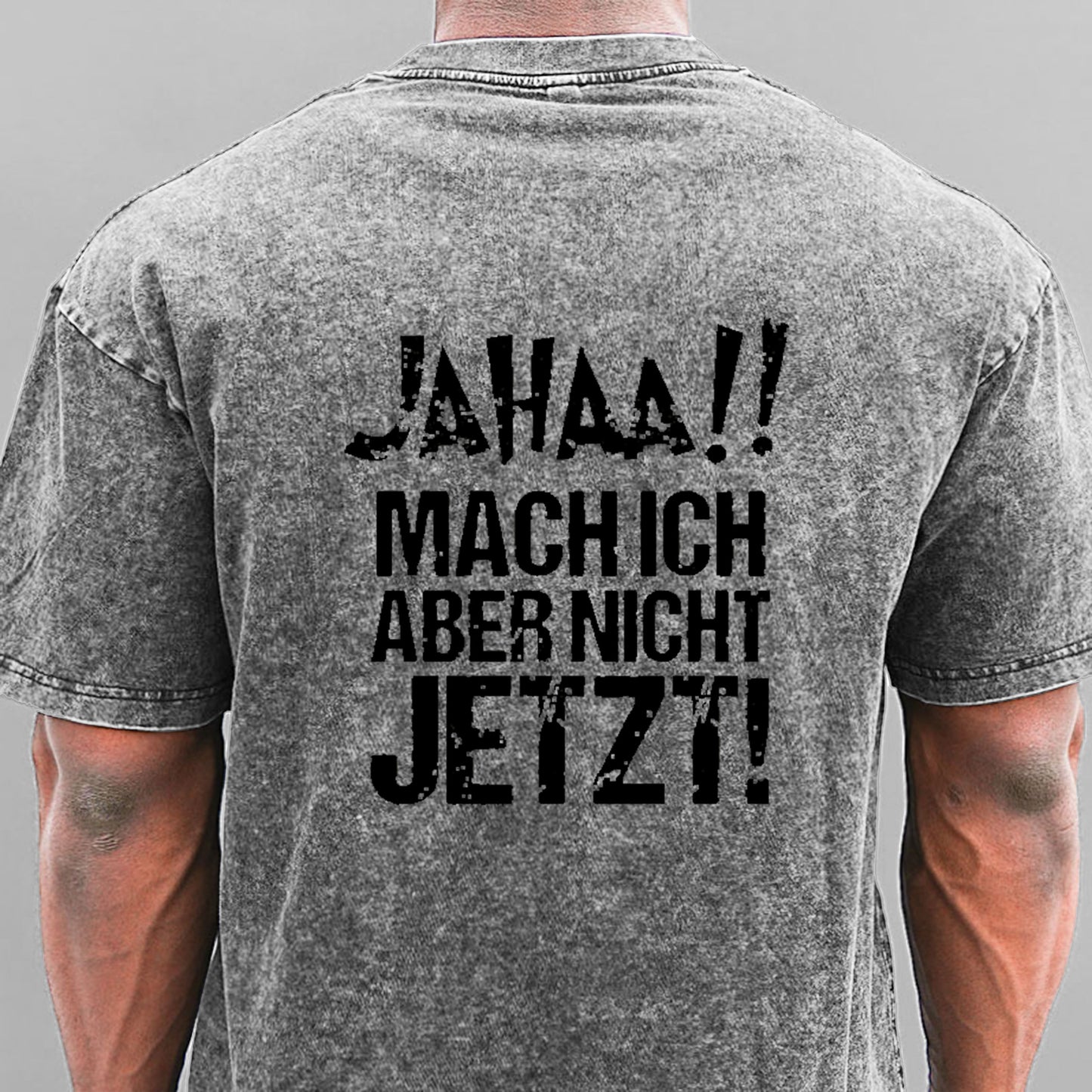 Jahaa!! Mach Ich Aber Nicht Jetzt Gewaschene Vintage T-Shirt
