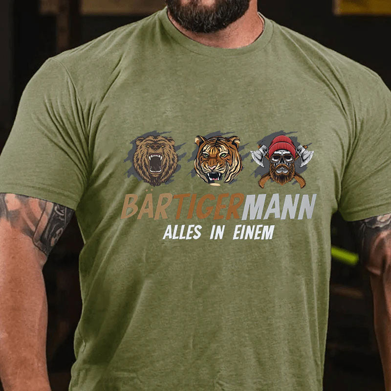Tiger Bärtigermann T-Shirt