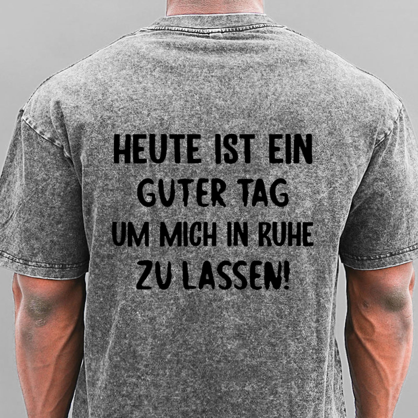 Heute Ist Ein Guter Tag Um Mich In Ruhe Zu Lassen Gewaschene Vintage T-Shirt