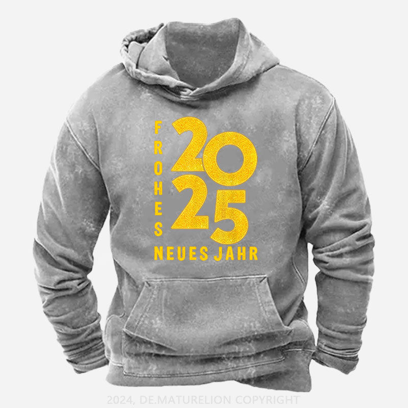 Frohes Neues Jahr 2025 Hoodie