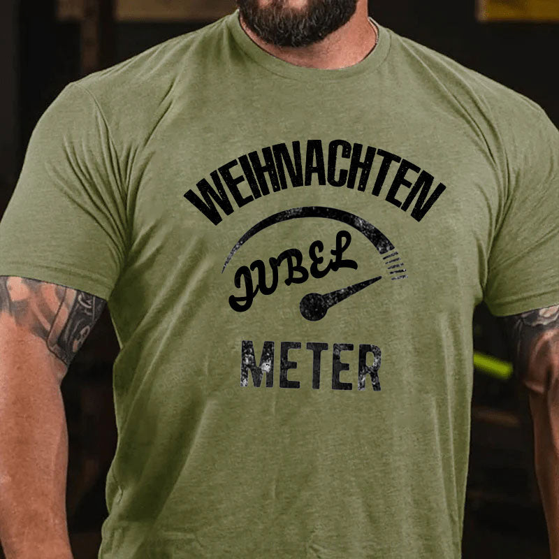 Weihnachten Jubel Meter T-Shirt