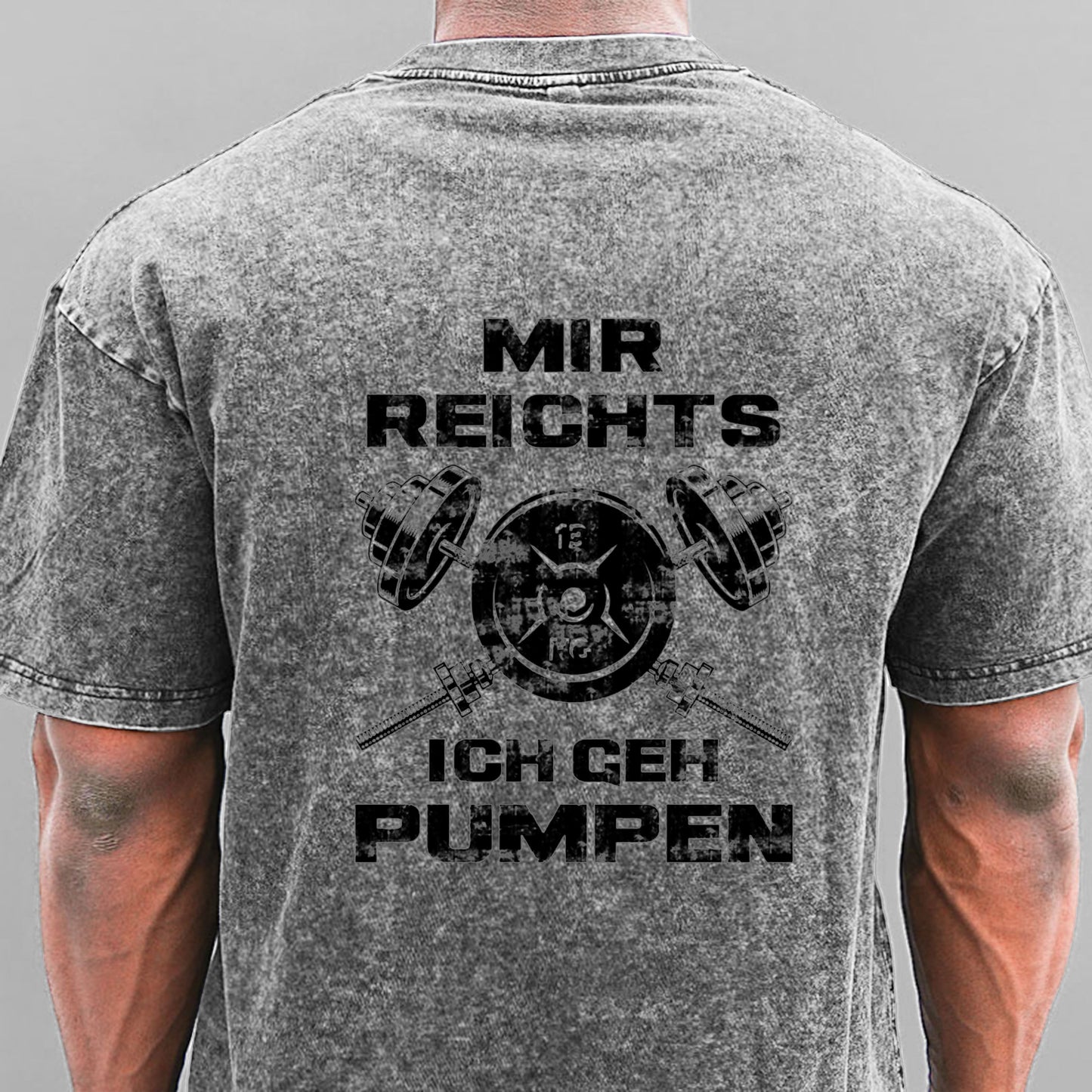 Ich Geh Pumpen Gewaschene Vintage T-Shirt