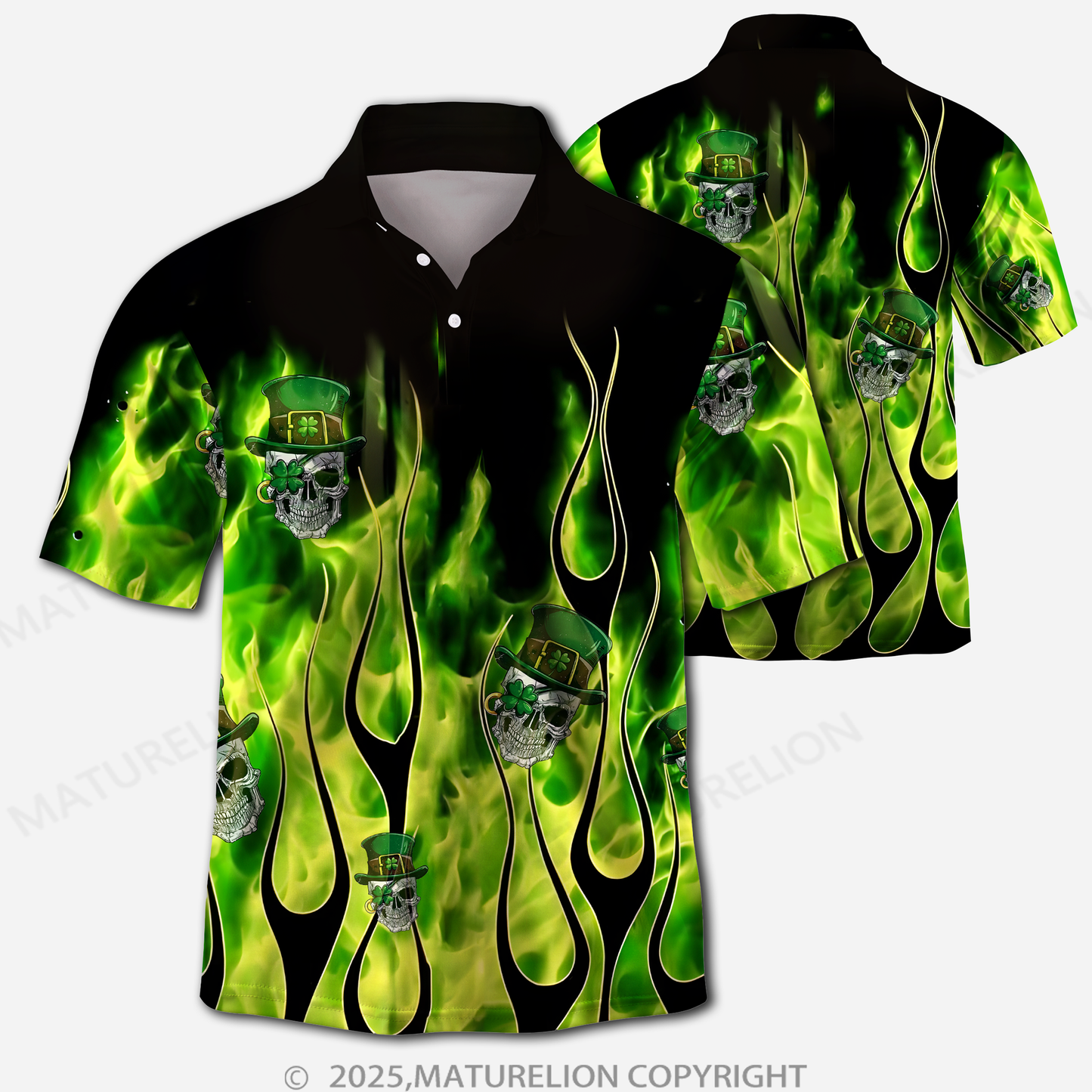 Maturelion St. Patricks Tag Polo Shirt