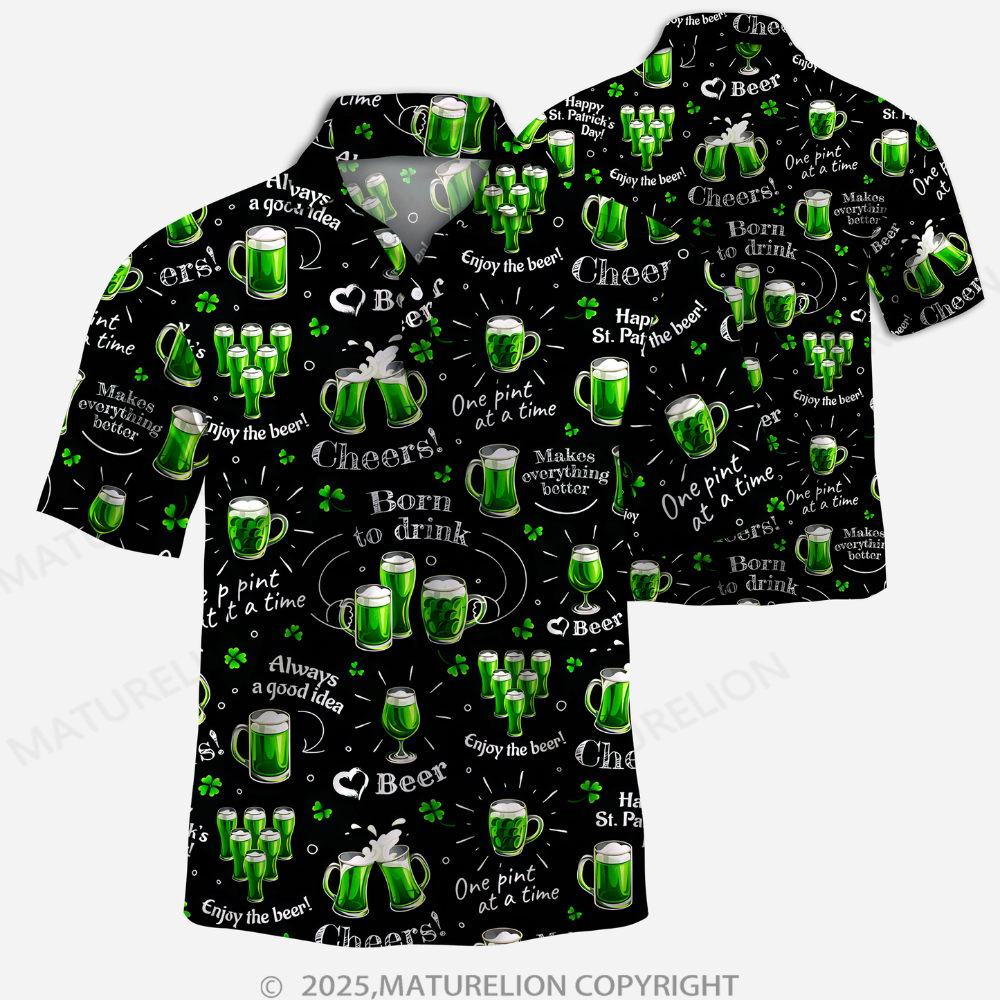 Maturelion St. Patricks Tag Polo Shirt