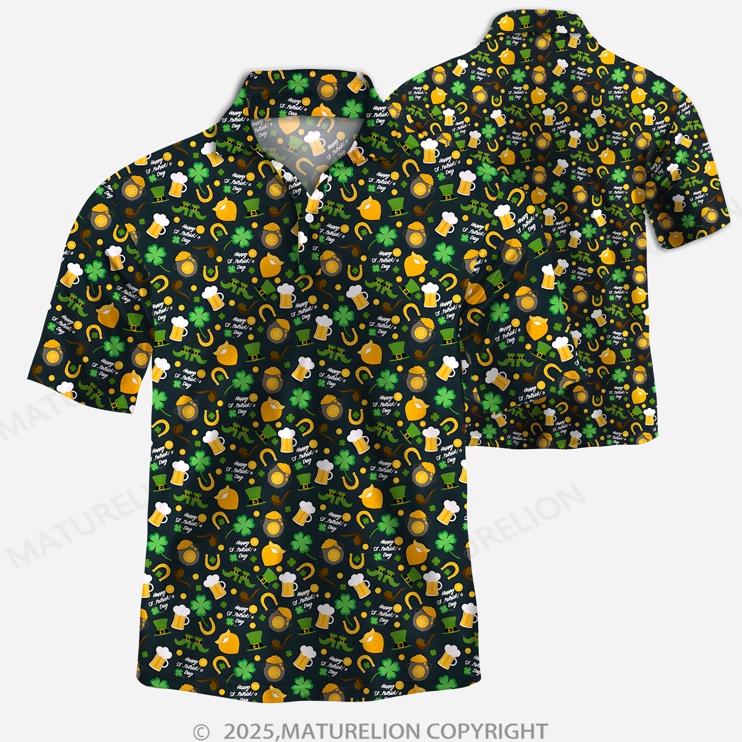 Maturelion St. Patricks Tag Polo Shirt
