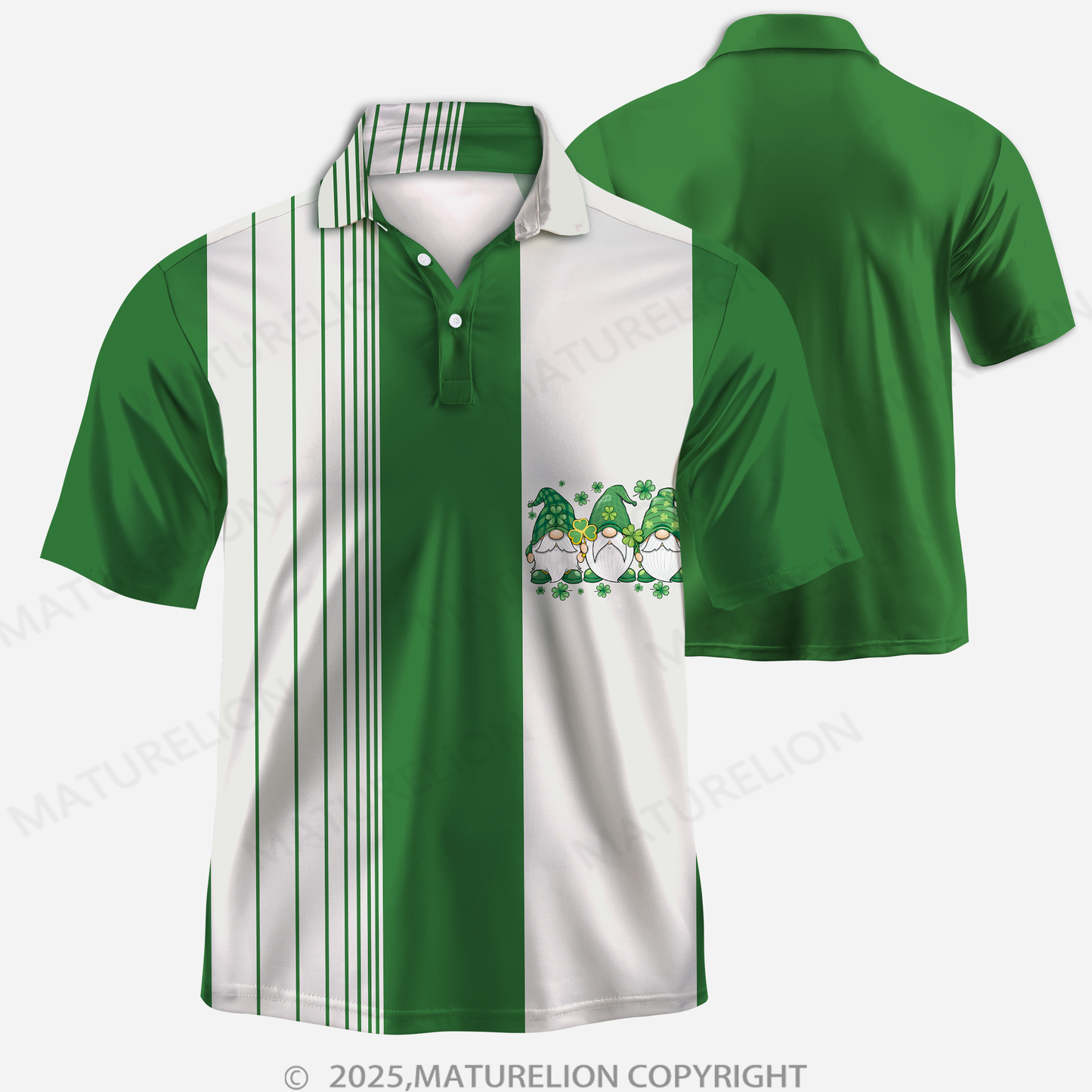 Maturelion St. Patricks Tag Polo Shirt