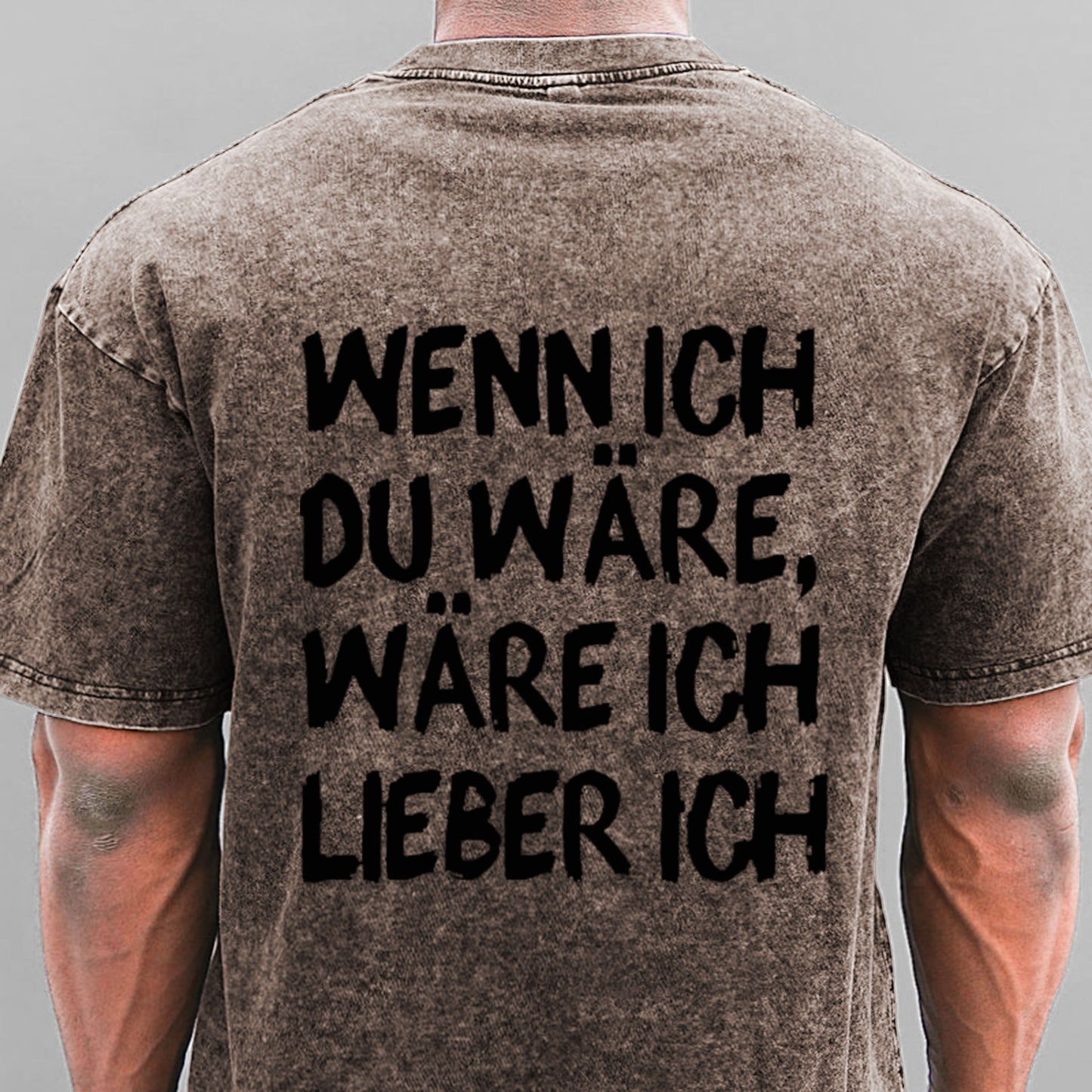 Wenn Ich Du Wäre Wäre Ich Lieber Ich Gewaschene Vintage T-Shirt