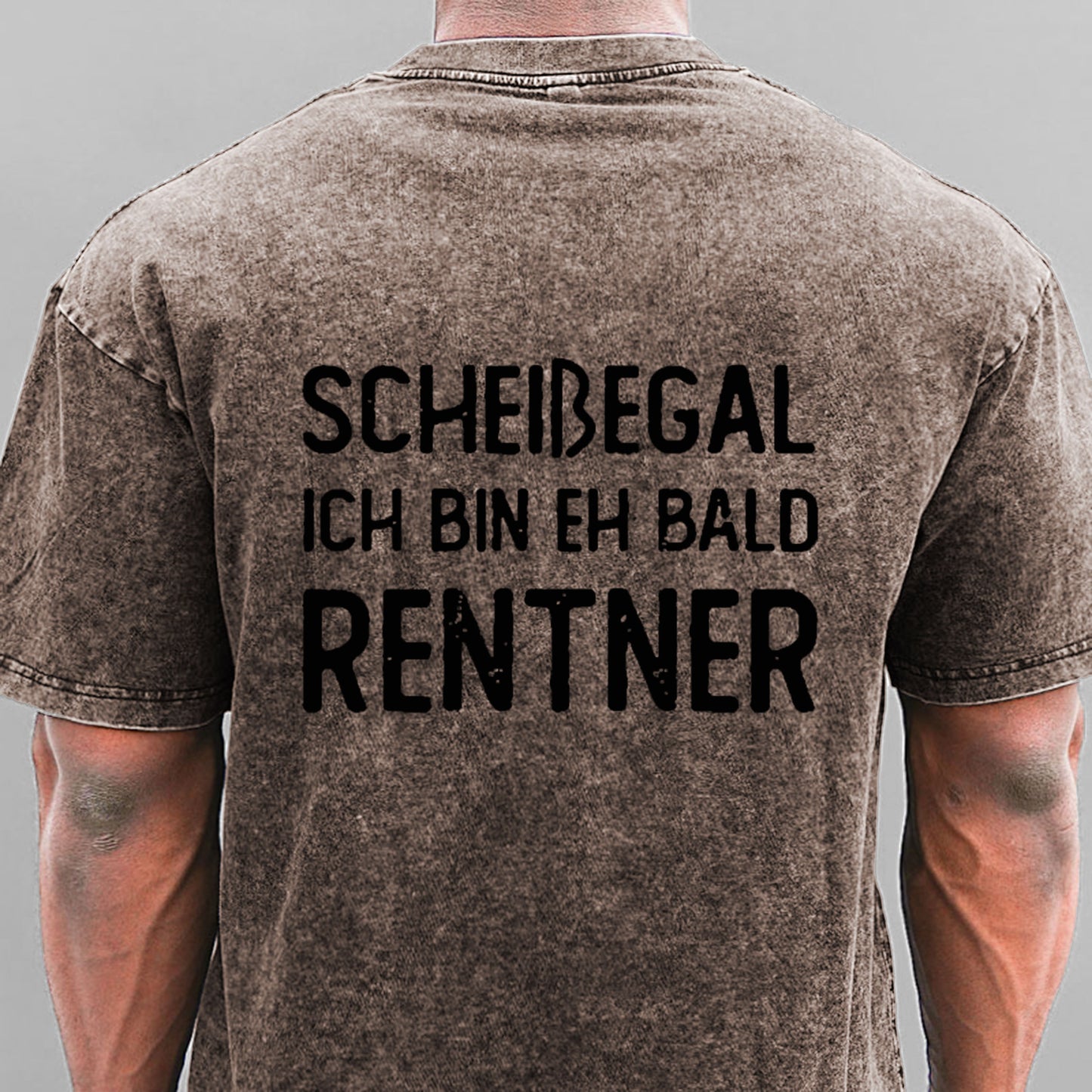 Scheißegal Ich Bin Eh Bald Rentner Gewaschene Vintage T-Shirt
